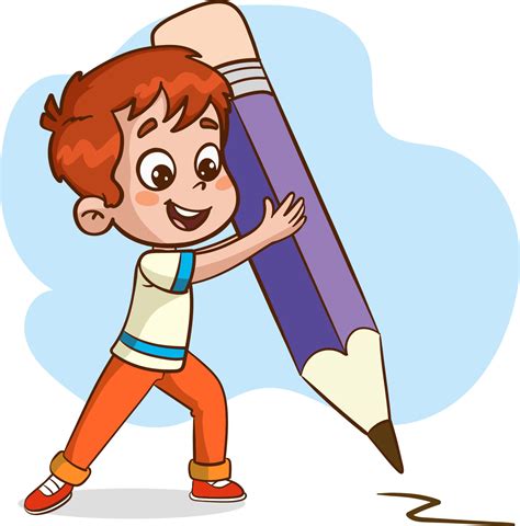 Cartoon Writing Images .